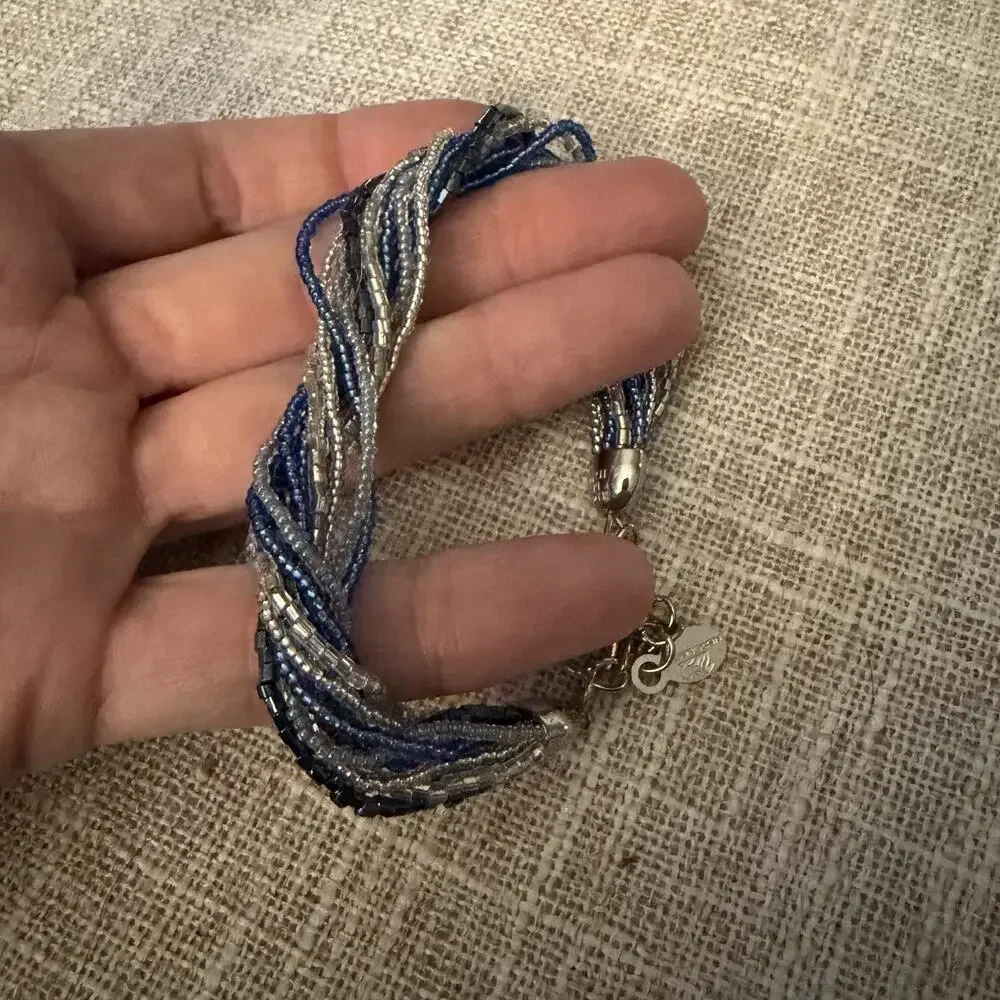 Authentic NeroLeone Made in Italy Multi-Strand Bracelet Cobalt Something Blue